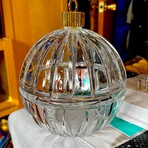 Holiday magic Christmas ornament candy dish